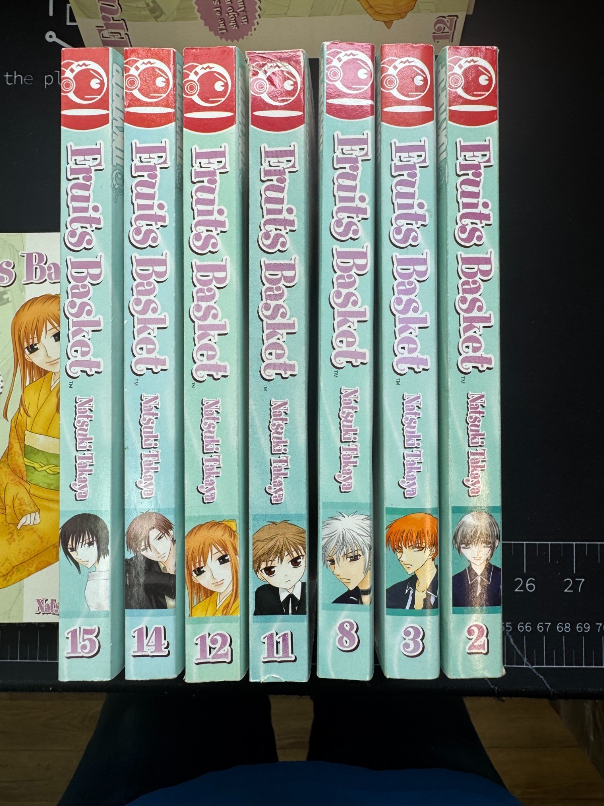 Fruits Basket Set of 7 Books: Volumes 2 3 8 11 12 14 15 New