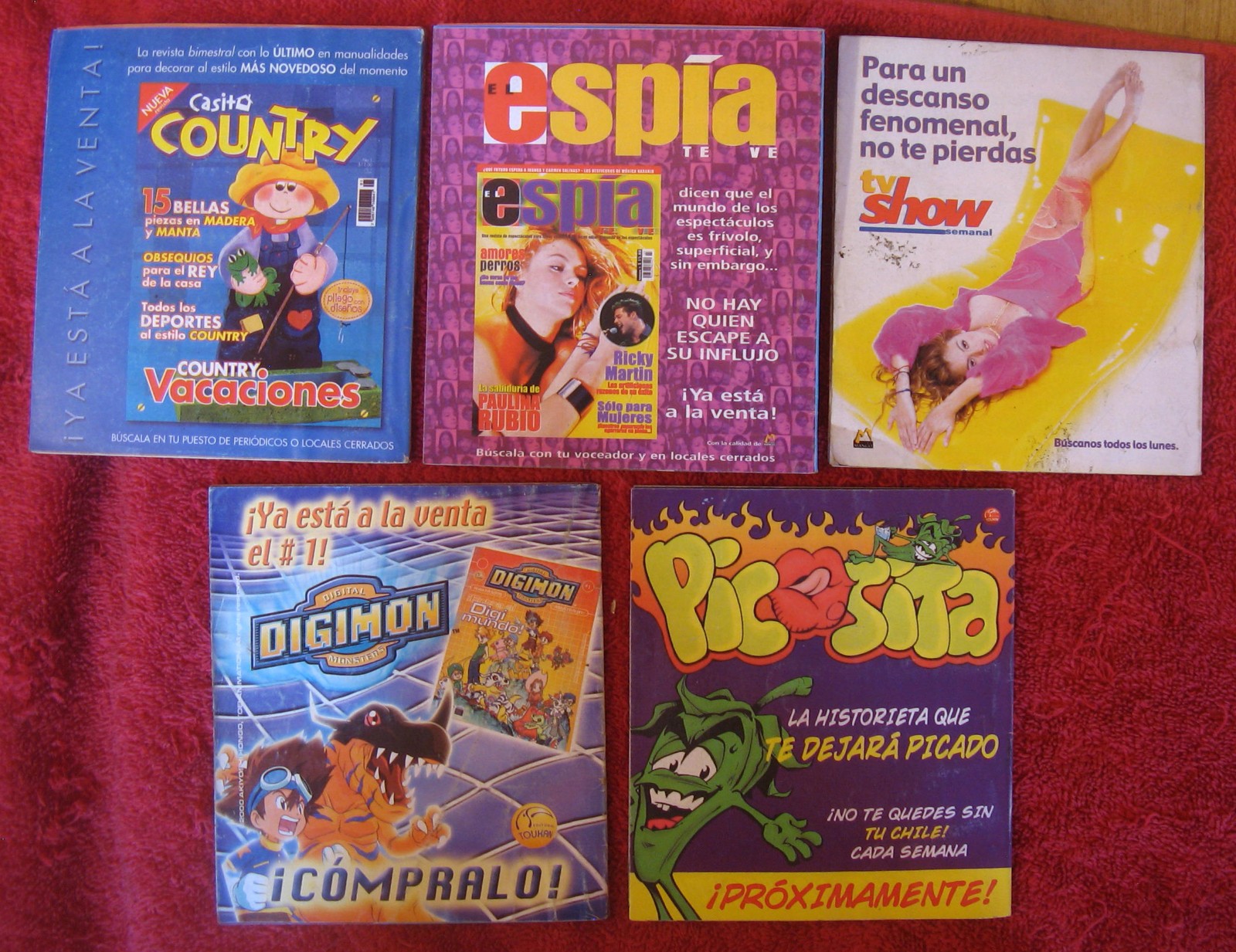 QUE TRANSAS! – set de 5 novelas ilustradas, vintage Mexican pulp fiction