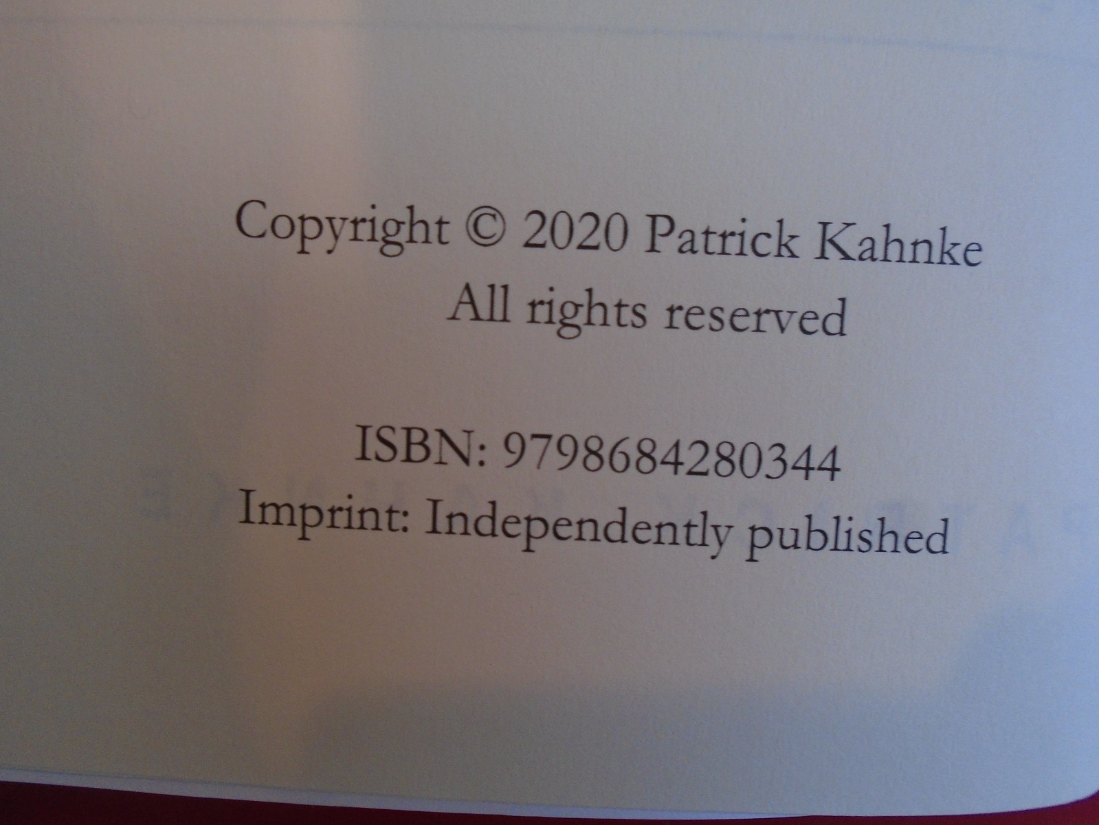 MAGA Seduction by Patrick Kahnke, 2020 First Edition, 198 Pages