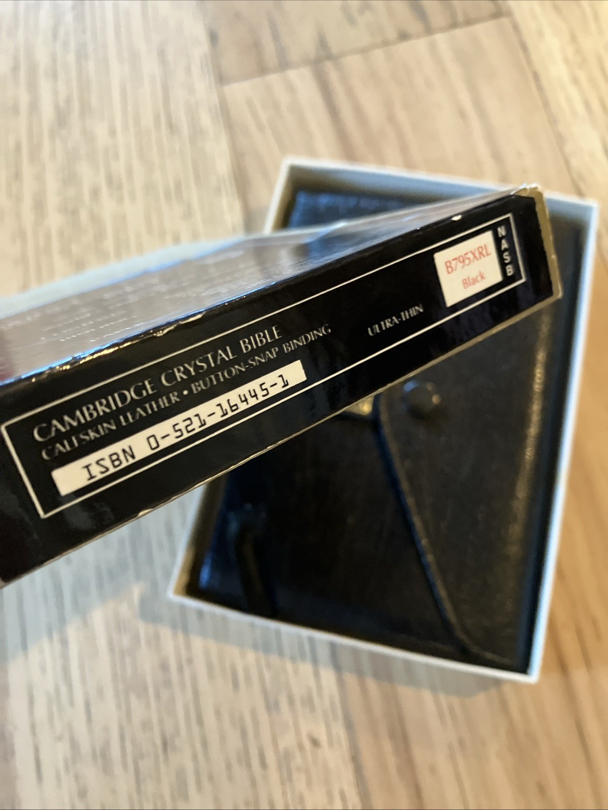 Cambridge Crystal Bible NASB 1977 Genuine Calfskin Leather Snap B795XRL in Box