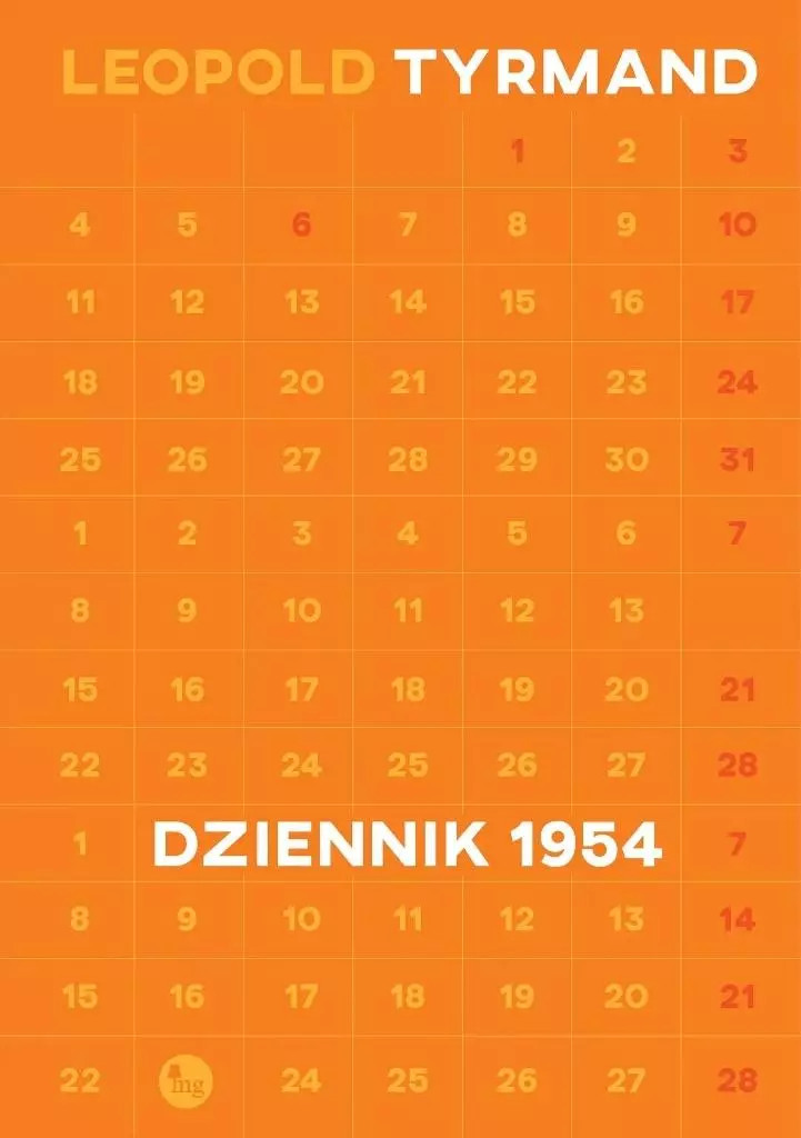 9788382411515 Dziennik 1954 Wydawnictwo MG