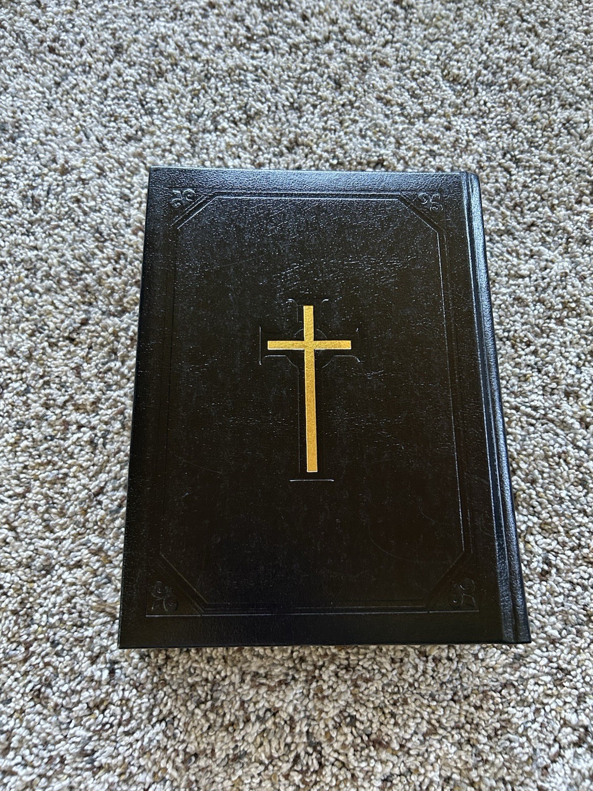 The Holy Bible Douay Rheims Version Catholic 1989 Orthodox Hardcover Black F26