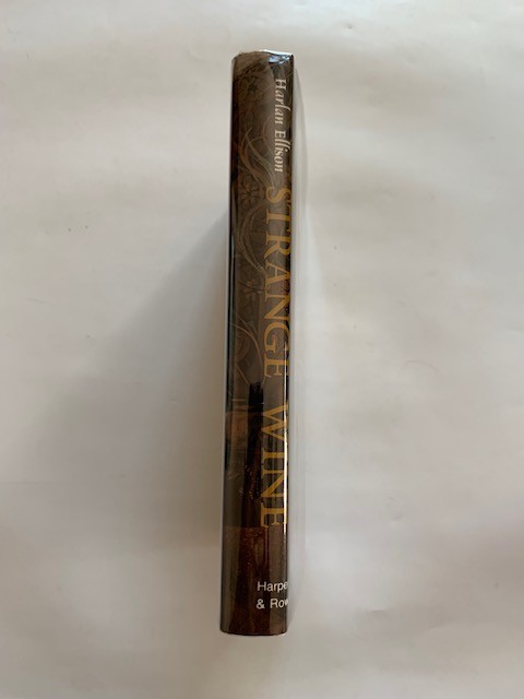 STRANGE WINE – 1ST. ED. BY HARLAN ELLISON INSCRIBED TO POET NATHANIEL TARN