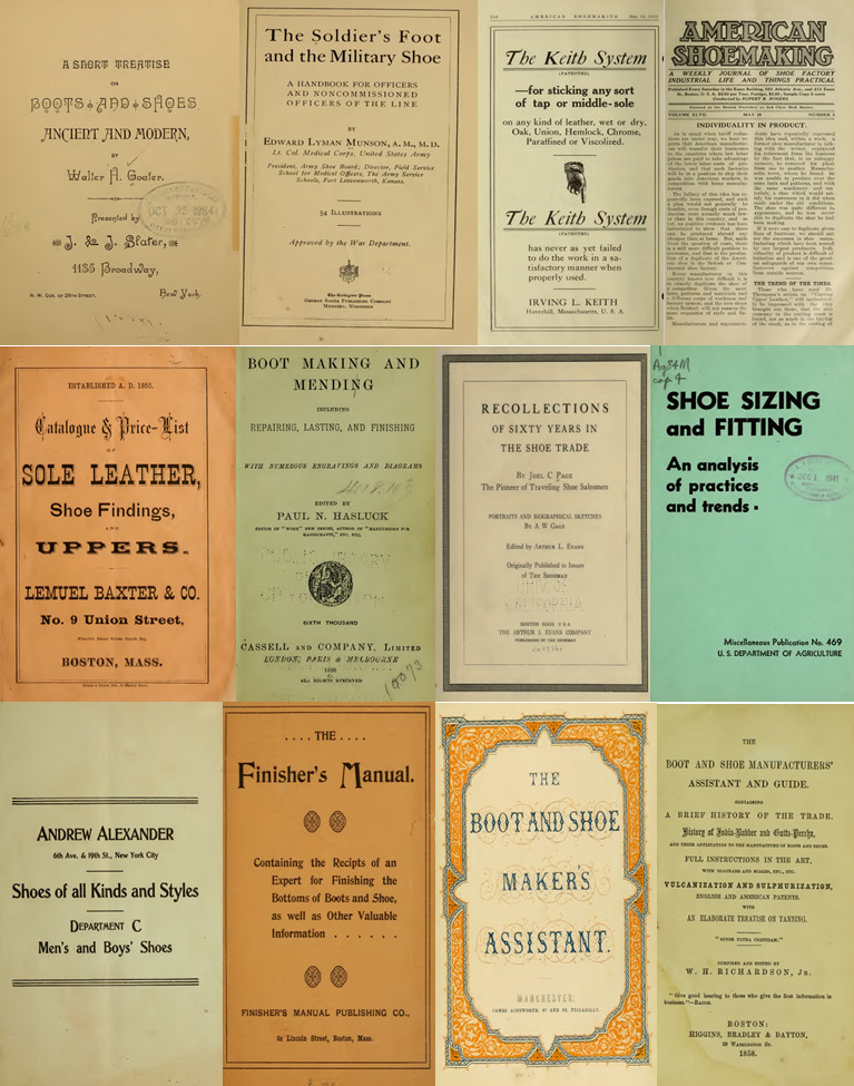 68 Old Books on Boots Shoes Shoemaking Leather Pattern Craft Style on DVD
