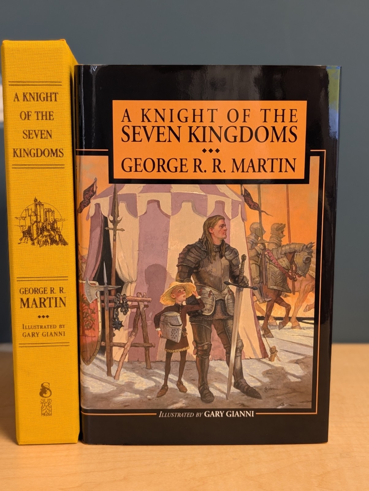 ⚔️George RR Martin A KNIGHT OF THE SEVEN KINGDOMS Signed Numbered Subterranean