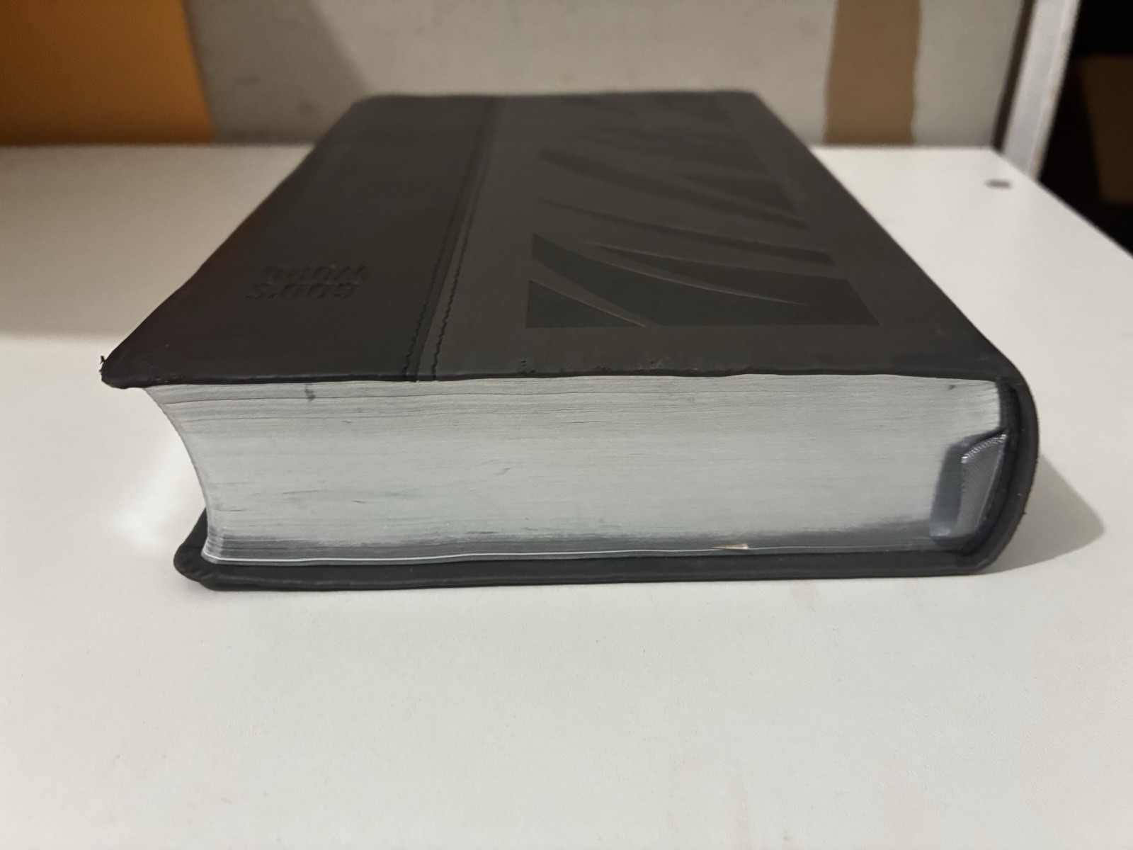 God’s Word Translation Deluxe Large Print Bible Gray Imitation Leather