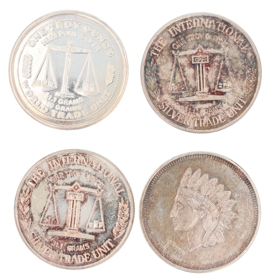 Assorted 1 oz .999 Fine Silver Rounds / Bar Variety Collection Set of 34