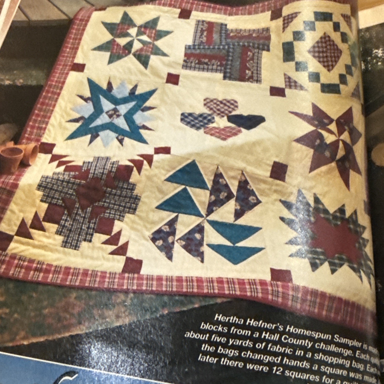 Sampler Quilts Magazine 75 Vintage Blocks Paper Piecing Applique Quilt
