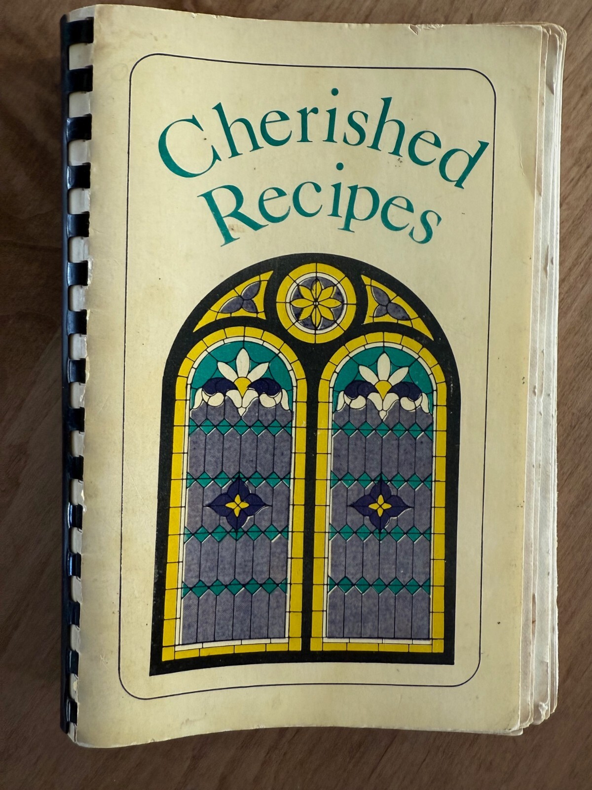 Vintage Cherished Recipes Cookbook Darlington Indiana Christian Church