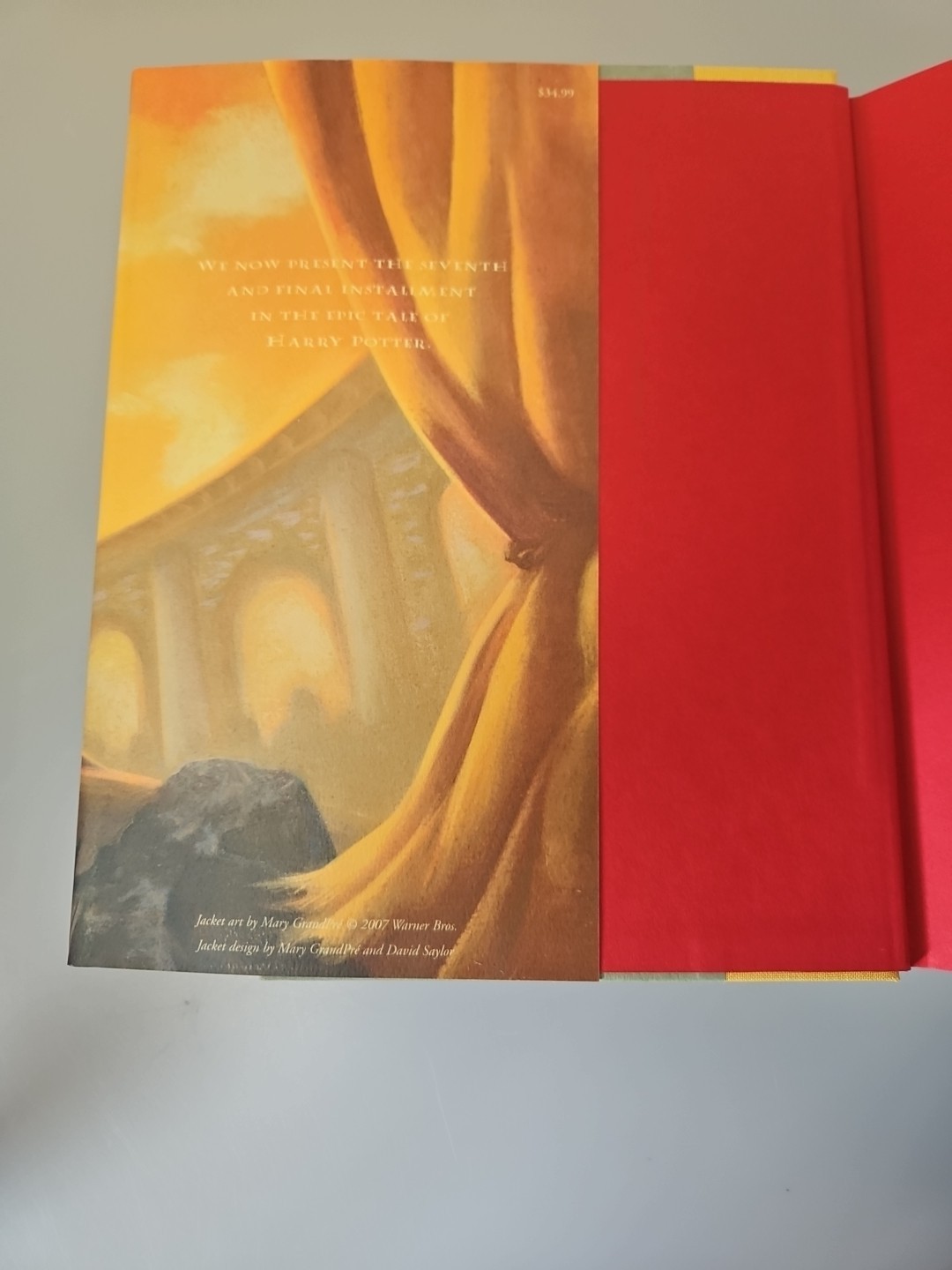 1st Edition Harry Potter and The Deathly Hallows 2007 J.K. Rowling 759 pg Book 7