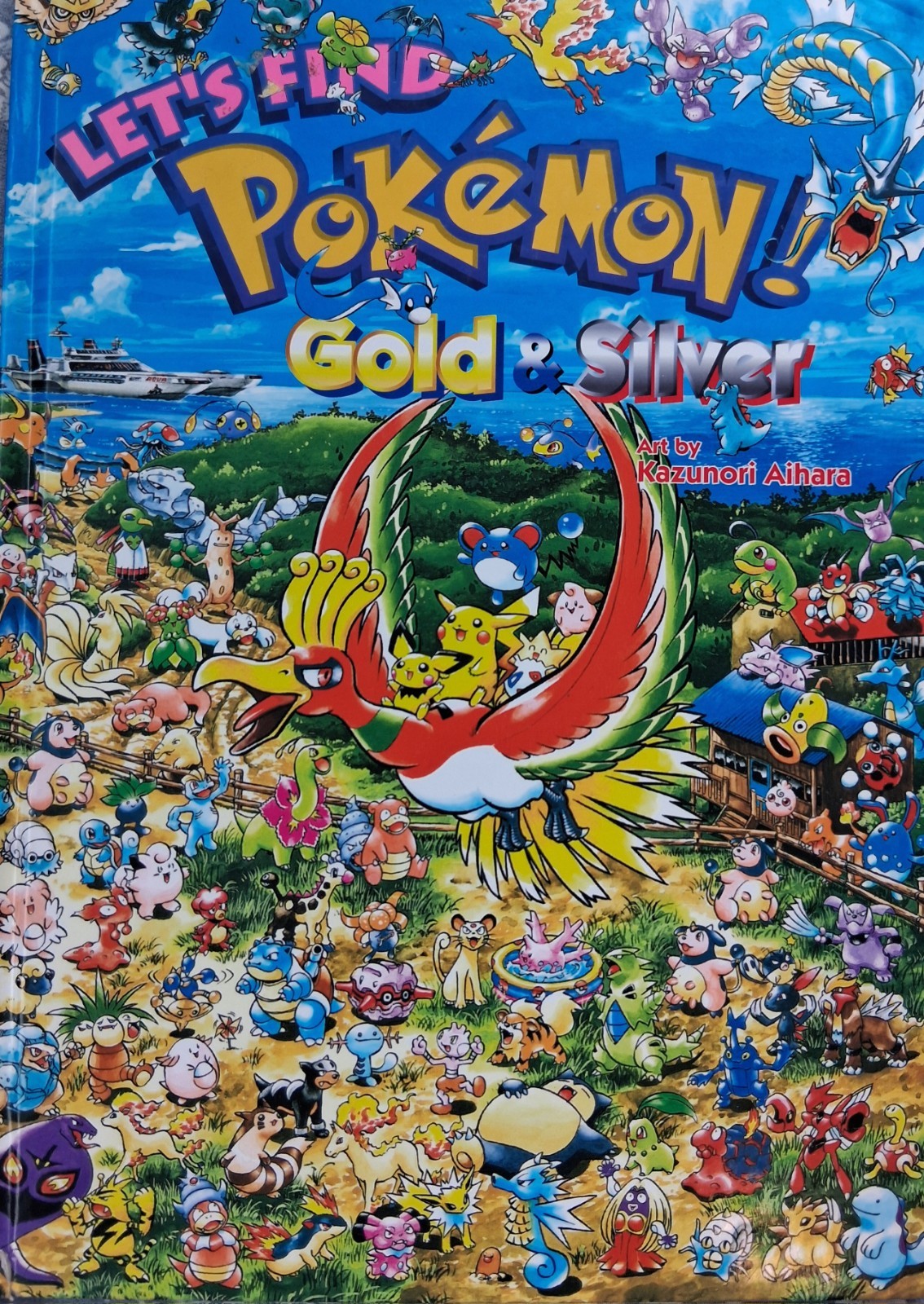 Pair of “Let’s Find Pokemon!” Hardcover GOLD & SILVER / SPECIAL COMPLETE EDITION