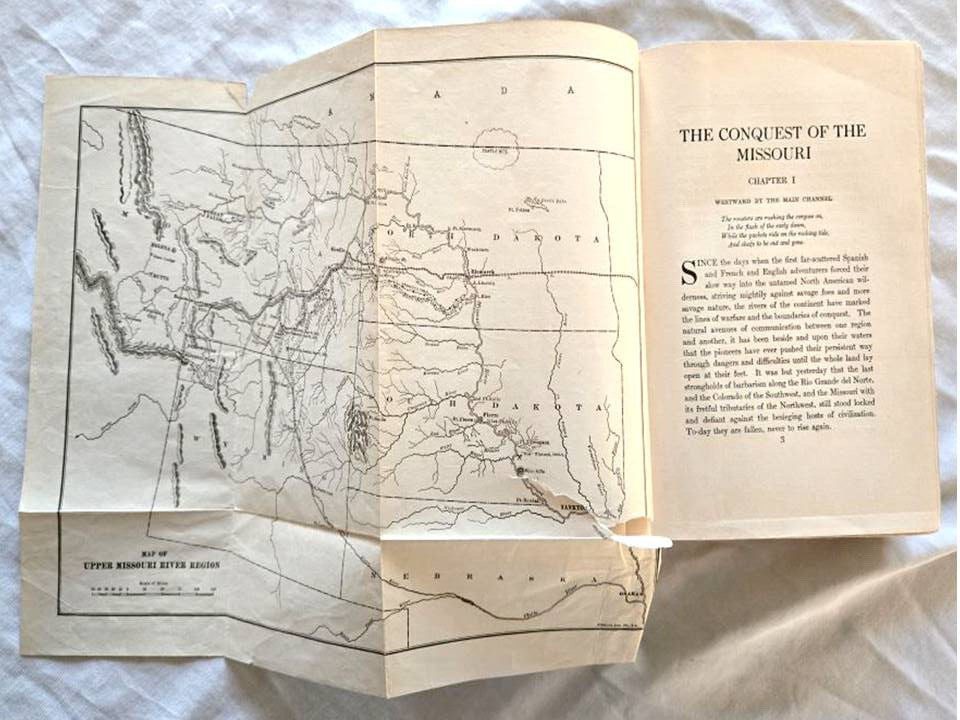 1909 The Conquest of the Missouri by Joseph Mills Hanson 1st edition h/c