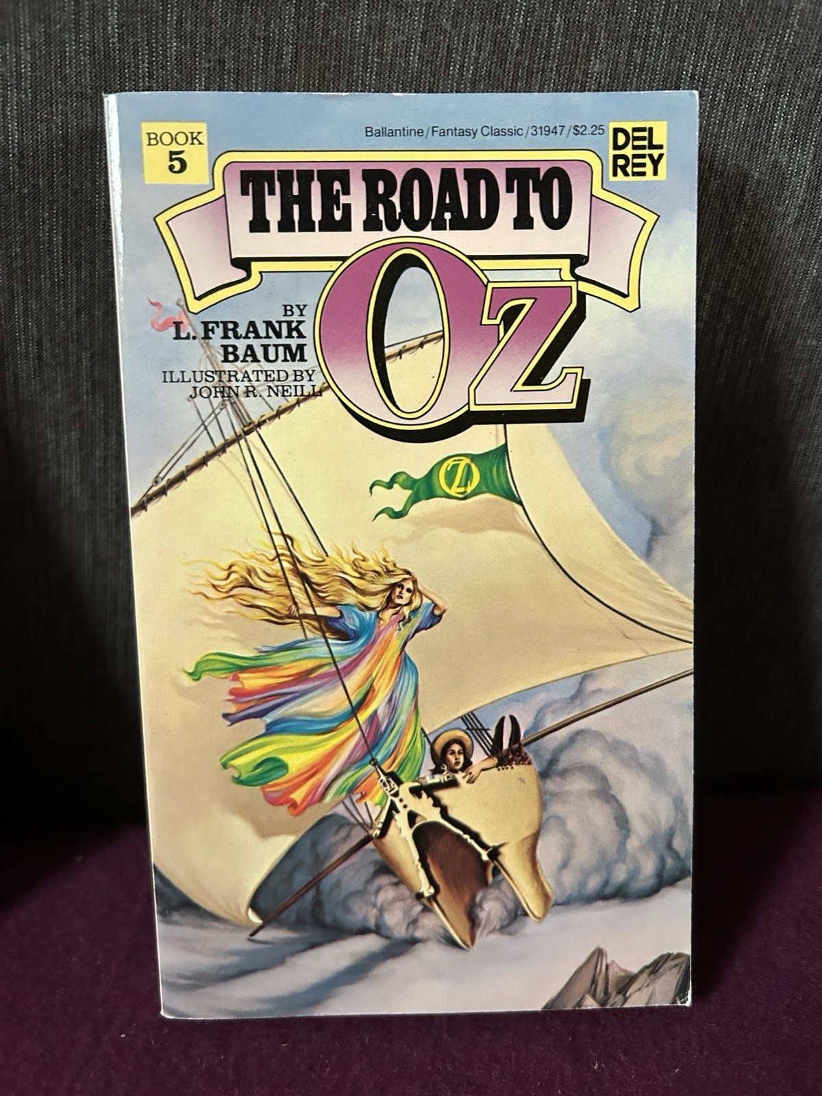 Vintage Frank L. Baum Oz Del Rey & Aerie Lot of 7- (Books 21, 3-7, &10)