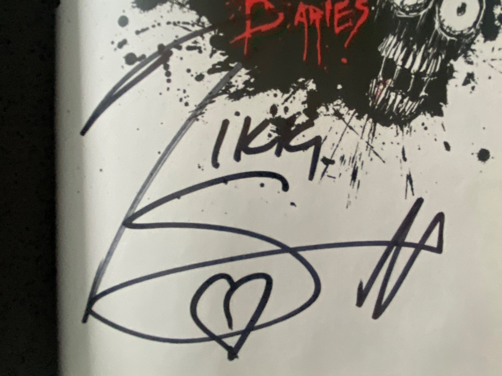 SIGNED Nikki Sixx : The Heroin Diaries 2007 1st Ed / 1st Print HCDJ ~ ACCEPTABLE
