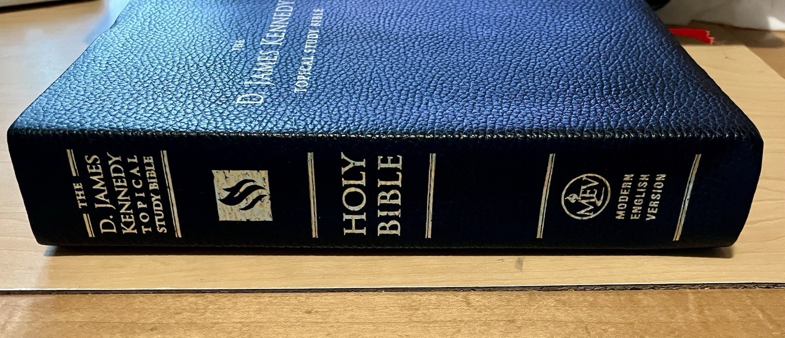The D James Kennedy Topical Study Bible Modern English Version Softcover Book
