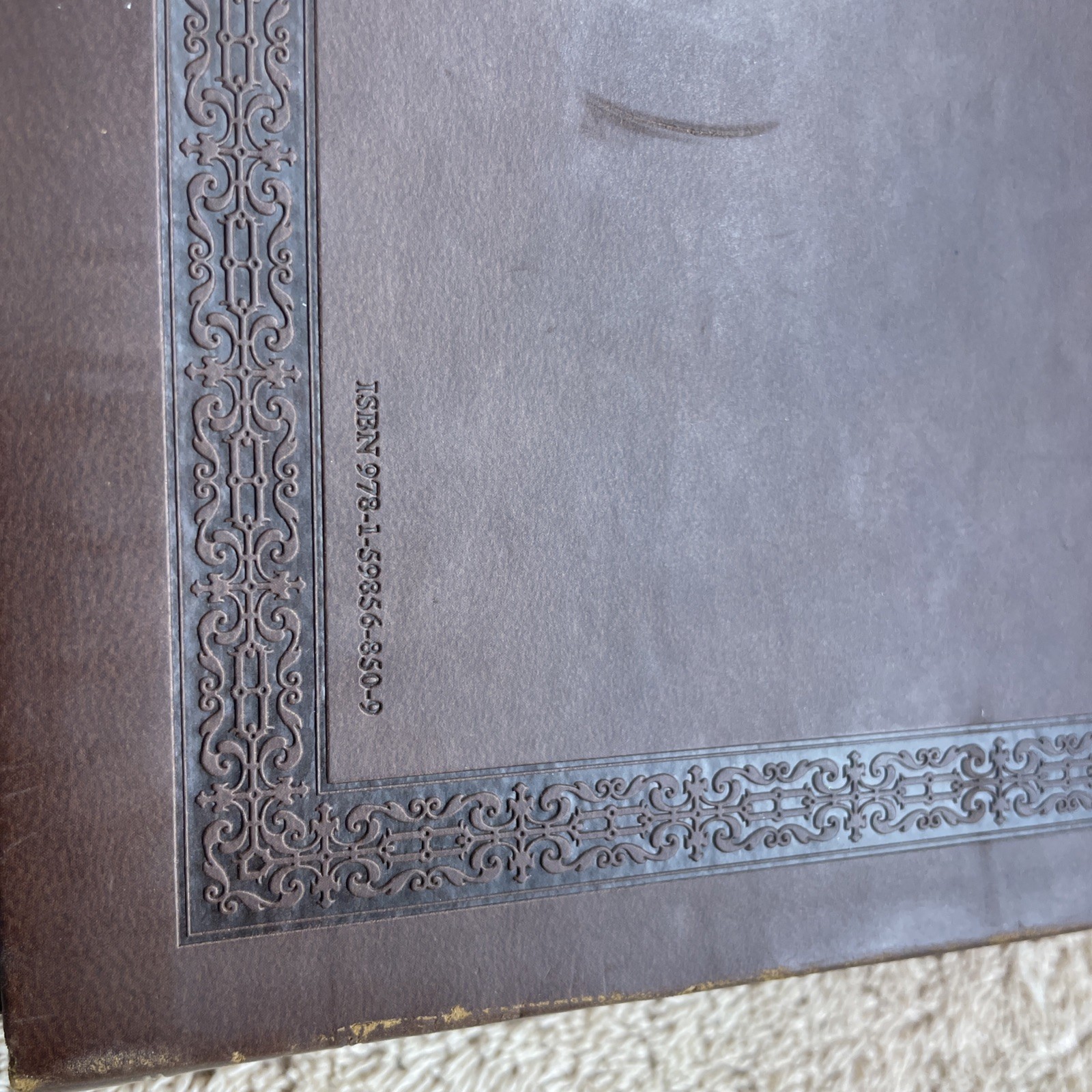Gift Bible KJV by Hendrickson Publishing Leather Brown Color Maps Unused