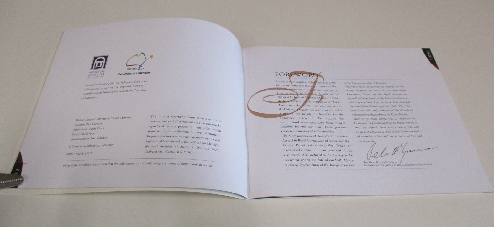 Charters of Our Nation – National Archives of Australia Book – 35 Pages – 2001