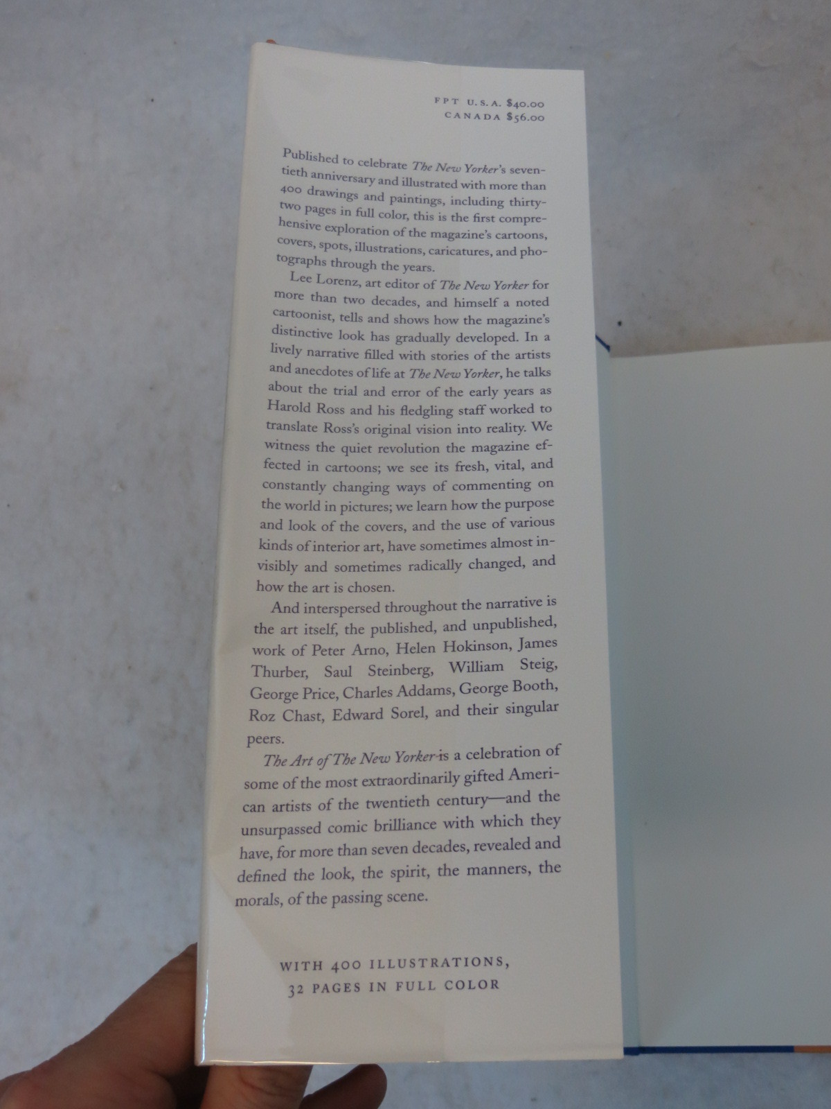 The Art of the New Yorker, 1925-1995 by Lee Lorenz (1995, Hardcover) 1stEd