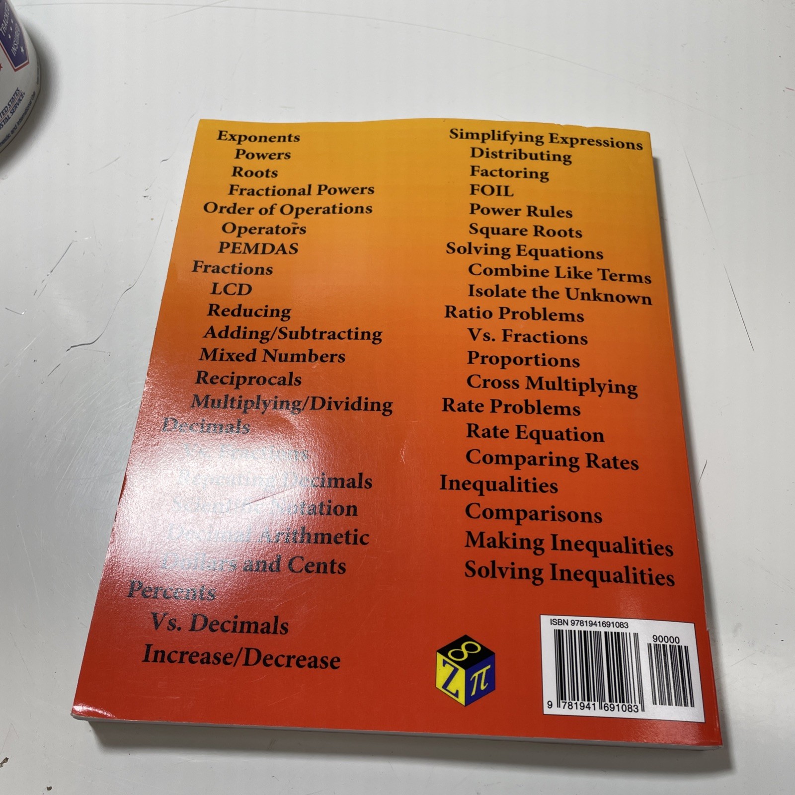 Essential Prealgebra Skills Practice Workbook – Paperback – (e3)