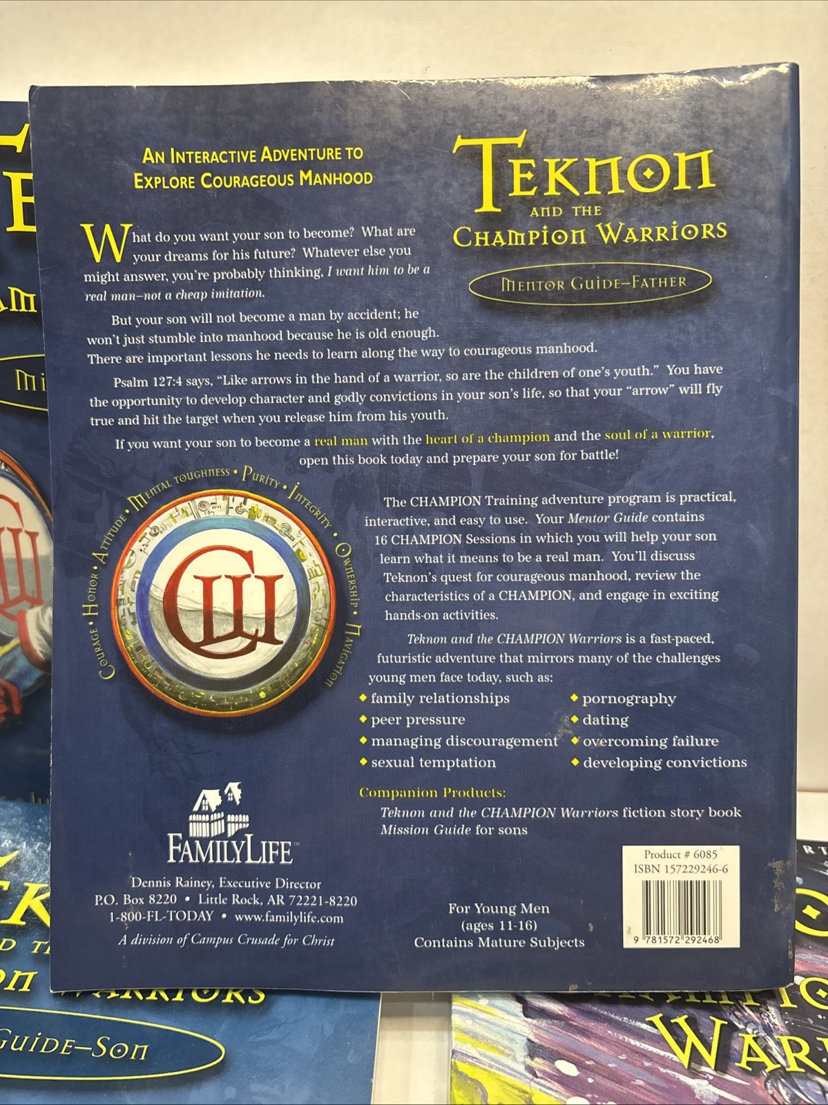 Teknon and the CHAMPION Warriors Mission Guide – Father, Son X2, by Brent Sapp