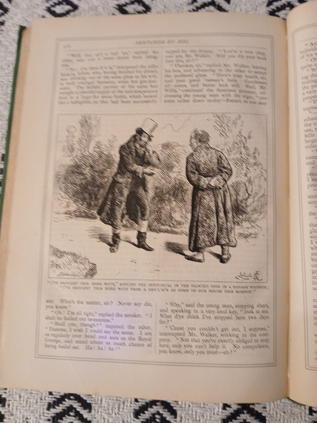 WORKS OF CHARLES DICKENS Ca. 1870 ~ HOUSEHOLD EDITION ~ SKETCHES BY BOZ Rare GC