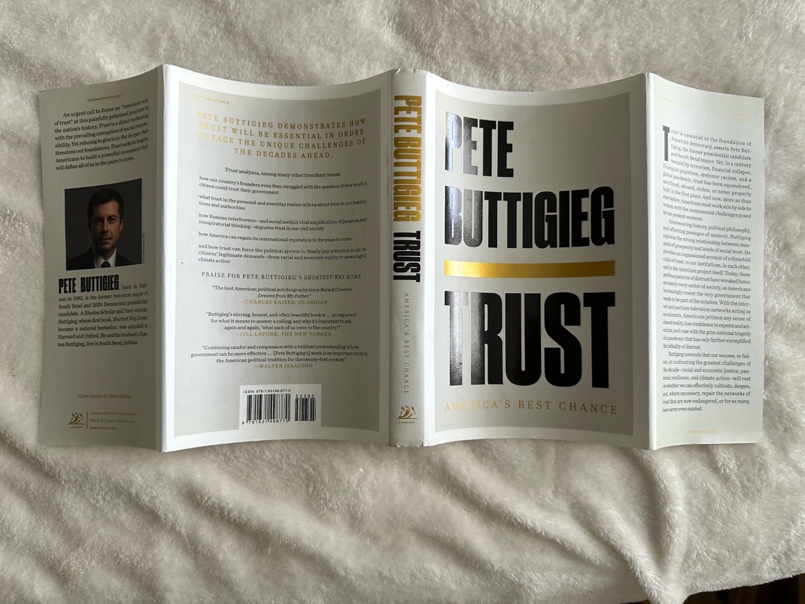 Signed 1st/1st Trust: America’s Best Chance by Pete Buttigieg 2020, Hardcover