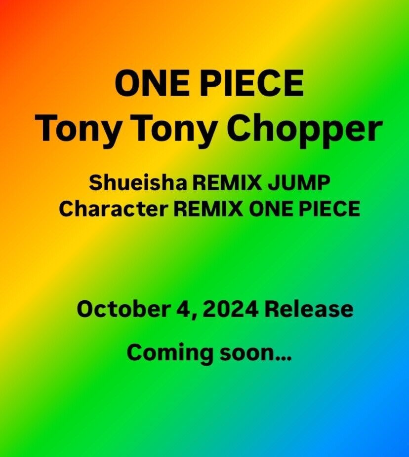 ONE PIECE JUMP Character REMIX SJR Comics Tony Tony Chopper Shueisha Japan Manga