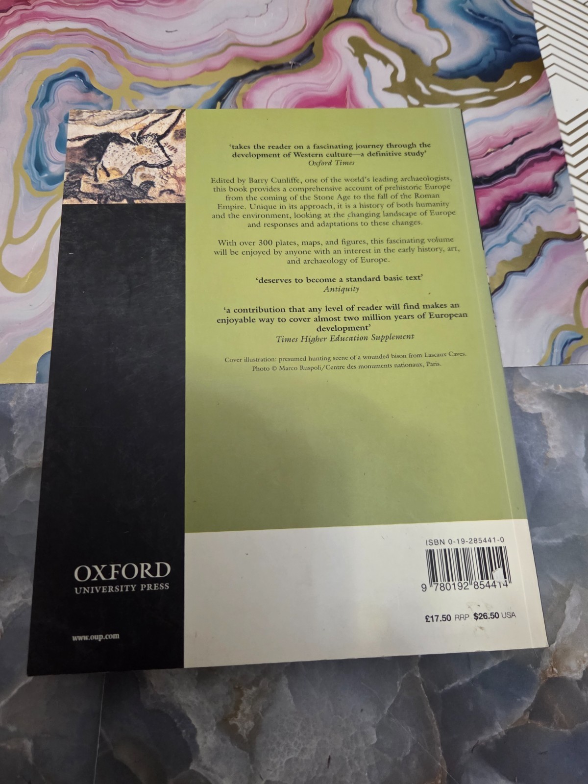 THE OXFORD ILLUSTRATED HISTORY OF PREHISTORIC EUROPE, BARRY CUNLIFFE, PB, 1994,