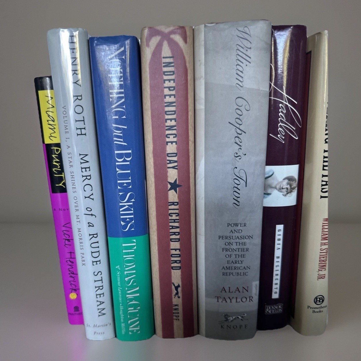 Lot Of 8 Novels Mixed Authors, Genres And Titles Hardcover Dust Jacket Books