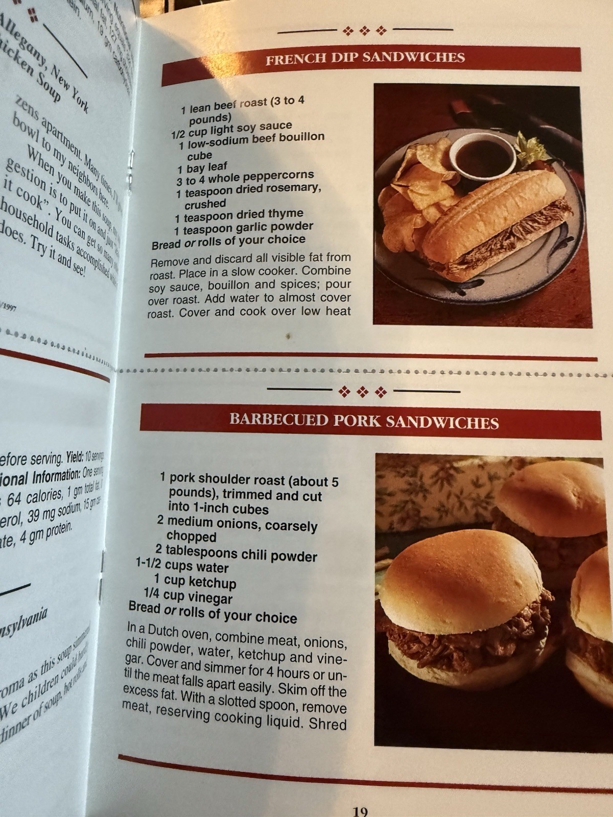 The Country Cooking Recipe Collection: Prize-Winning Low-Fat (1997, PB) 34 pages