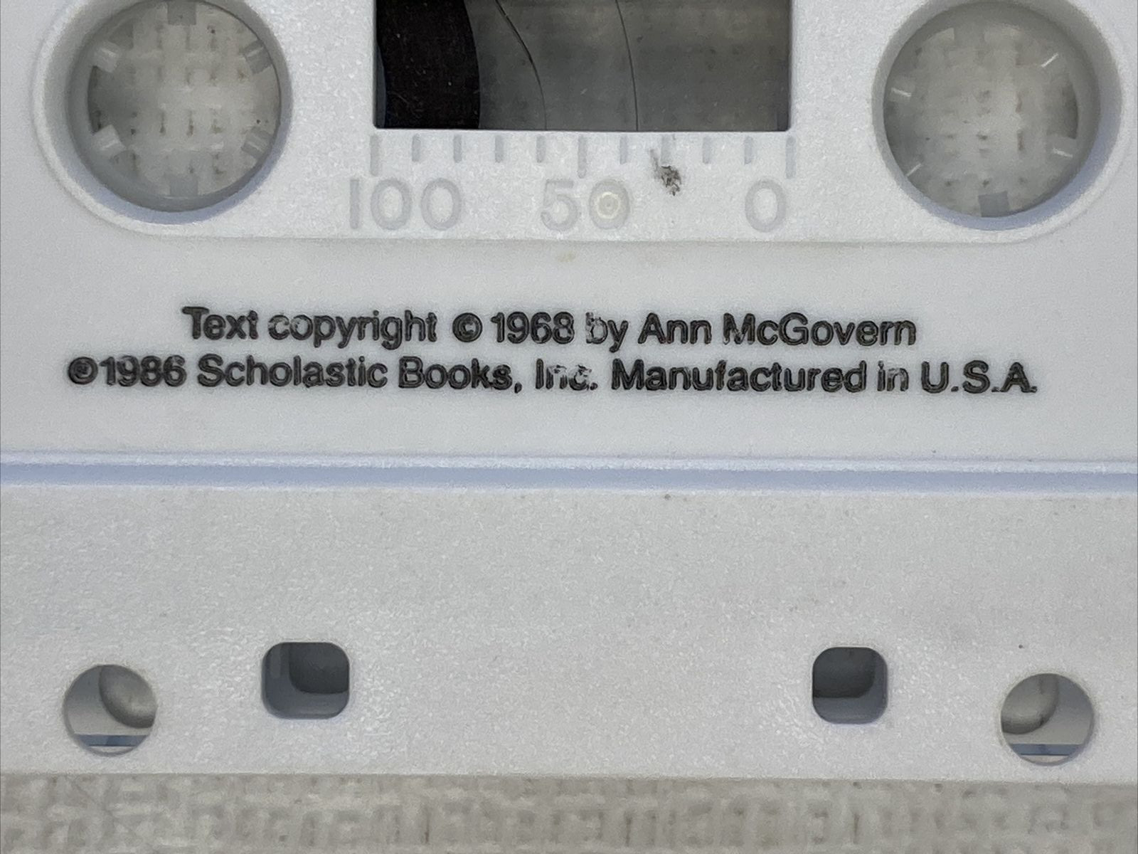 Stone Soup By Ann Mcgovern W/ Matching Cassette Scholastic 1986 Vintage