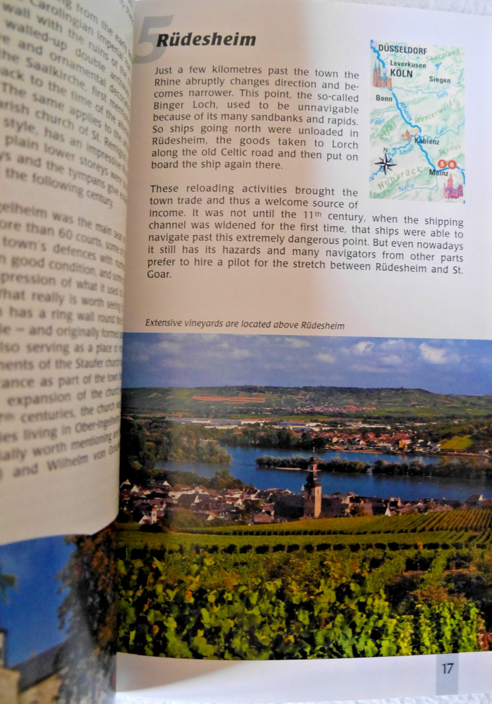 Reiseführer Der Rhein / The Rhine Guide from Mainz to Cologne iin Englisch/USA