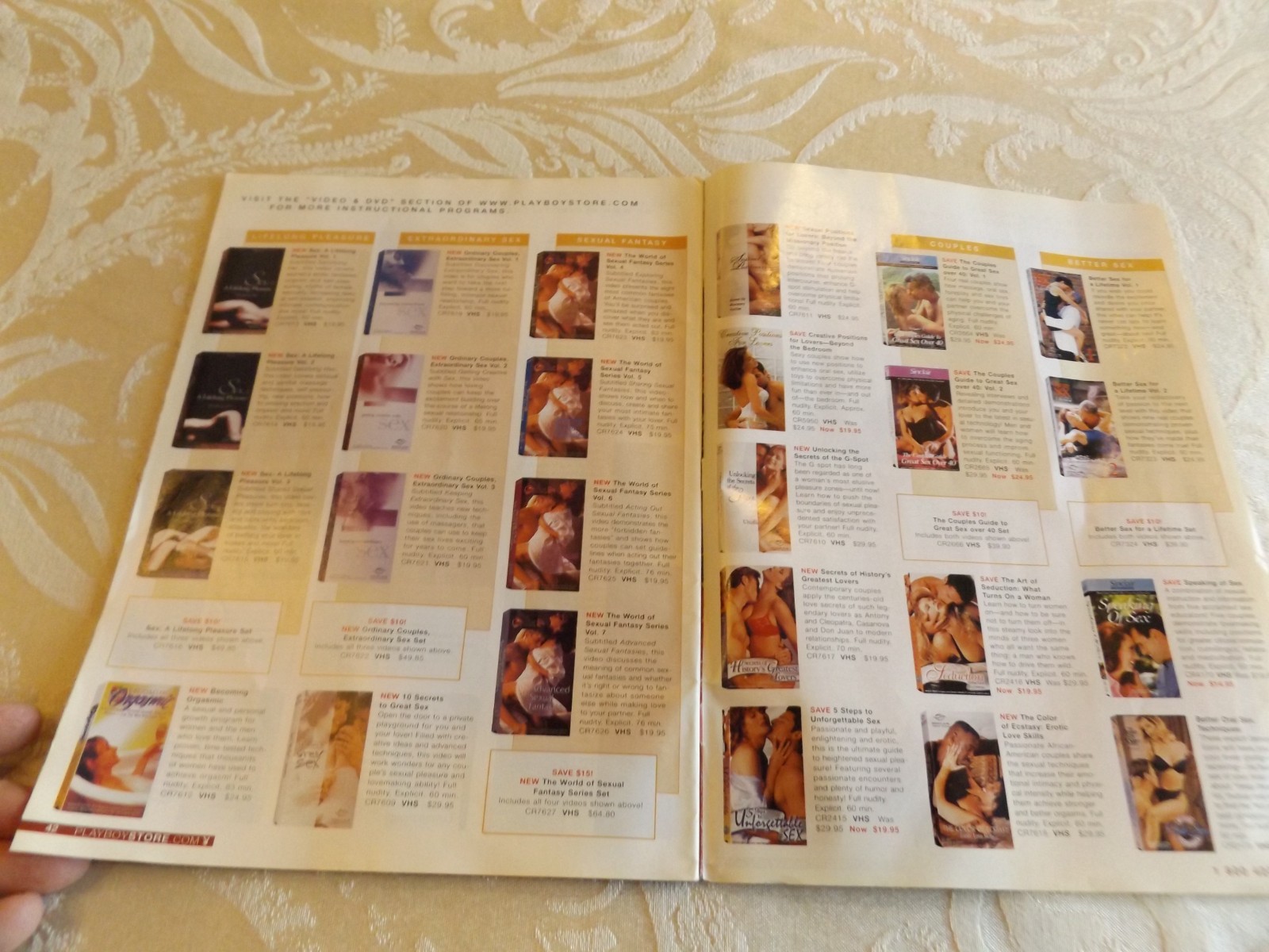 25 YEAR OLD PLAYBOY MAGAZINE CATALOG 🔥 HOLIDAY 2001 🔥