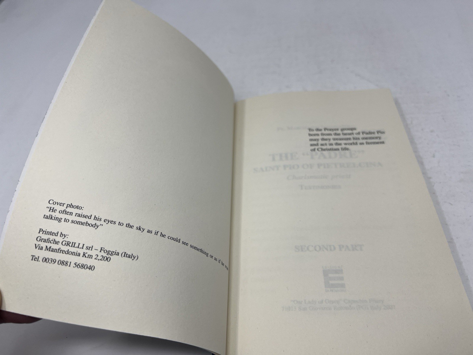 Charismatic Priest Testimonies, Part 2: The Padre Saint Pio of Pietrelcina pb