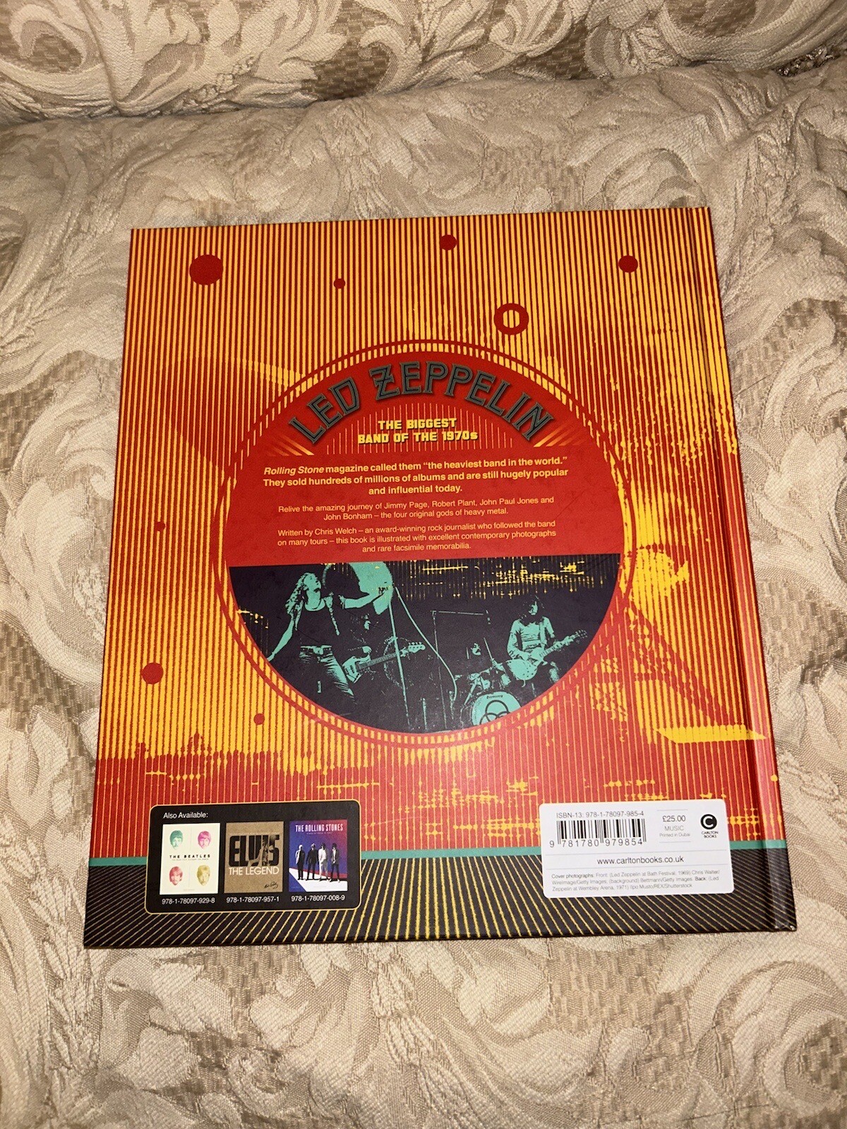 2019 LED ZEPPELIN The Biggest Band of the 1970s Chris Welch Hardcover