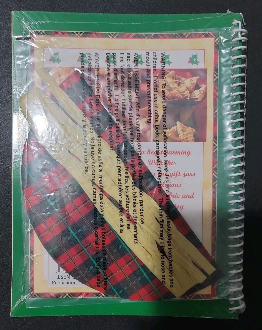 Gifts From A Jar Holiday Treats Cookbook Paperback Spiral Bound – NEW Unopened