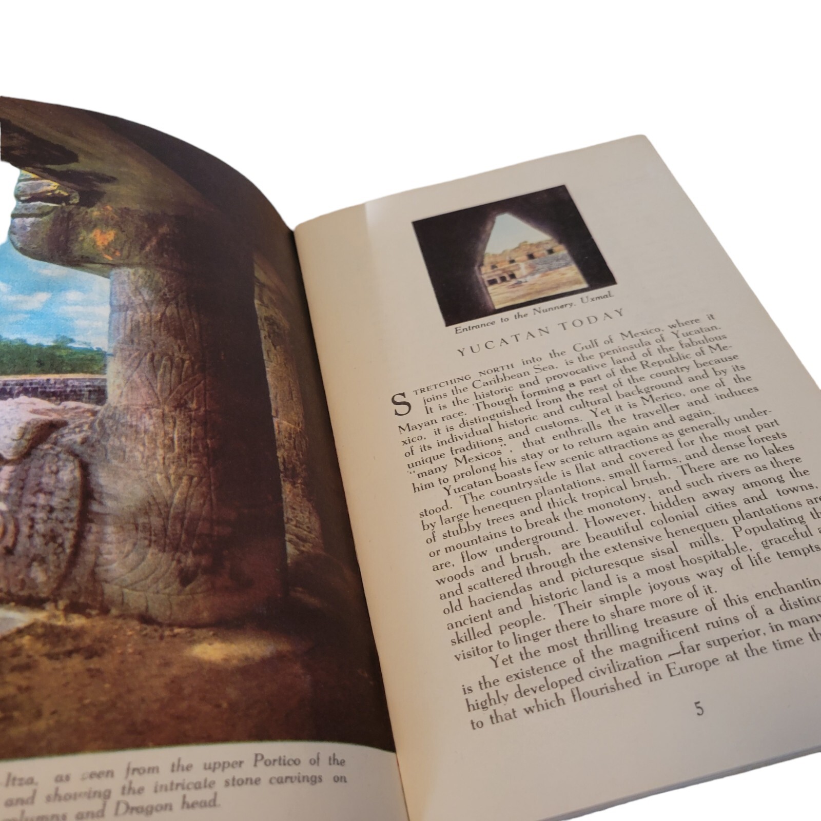 Vtg 50’s Yucatan Land of the Maya Tourism Guide 1953 Travel Agengy Book Mexico