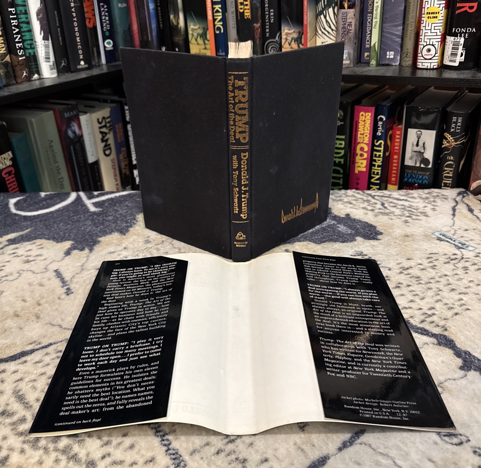 The Art of the Deal – Donald Trump (1987, Hardcover) First Edition/4th Print, G