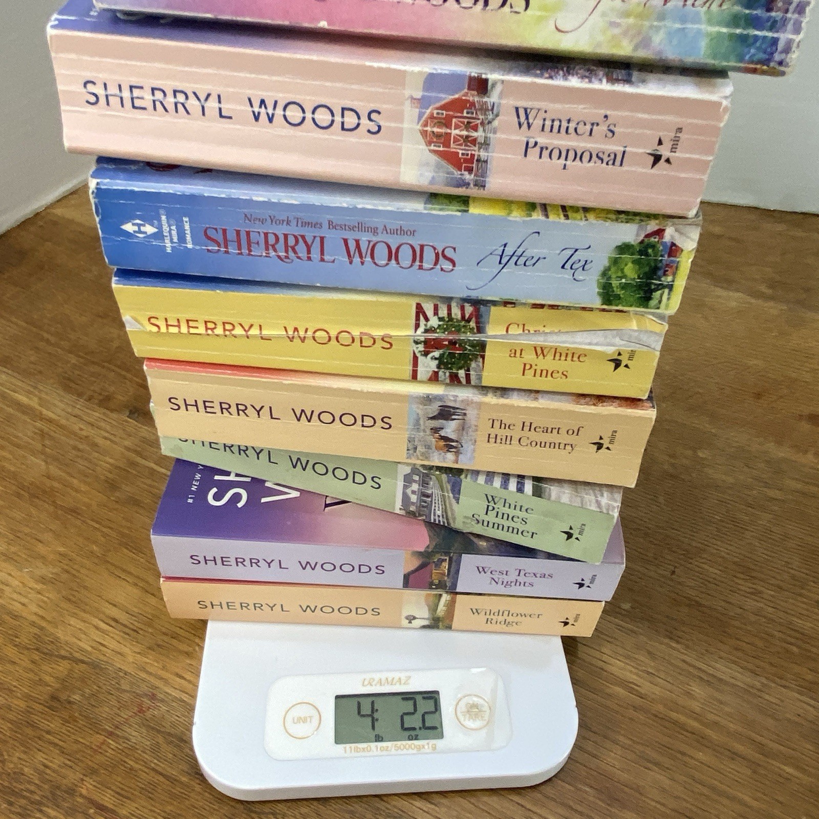 Lot Of 8 SHERRYL WOODS Books Mixed Set Romance Novels Paperback Books PRE-OWNED