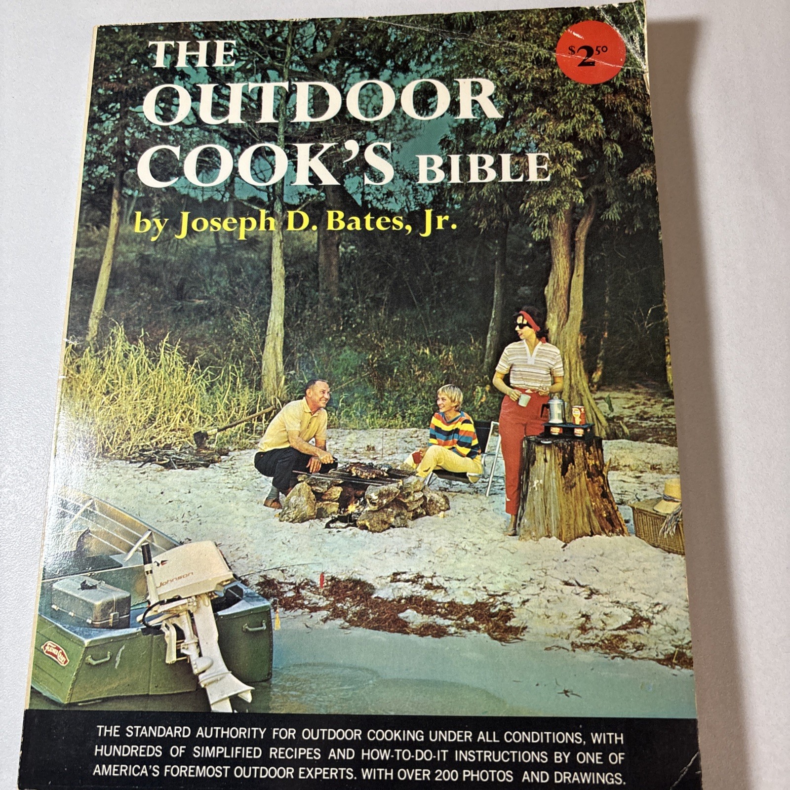 Vintage 1963 The Outdoor Cook’s Bible – Cook Book, Joseph D. Bates, Jr