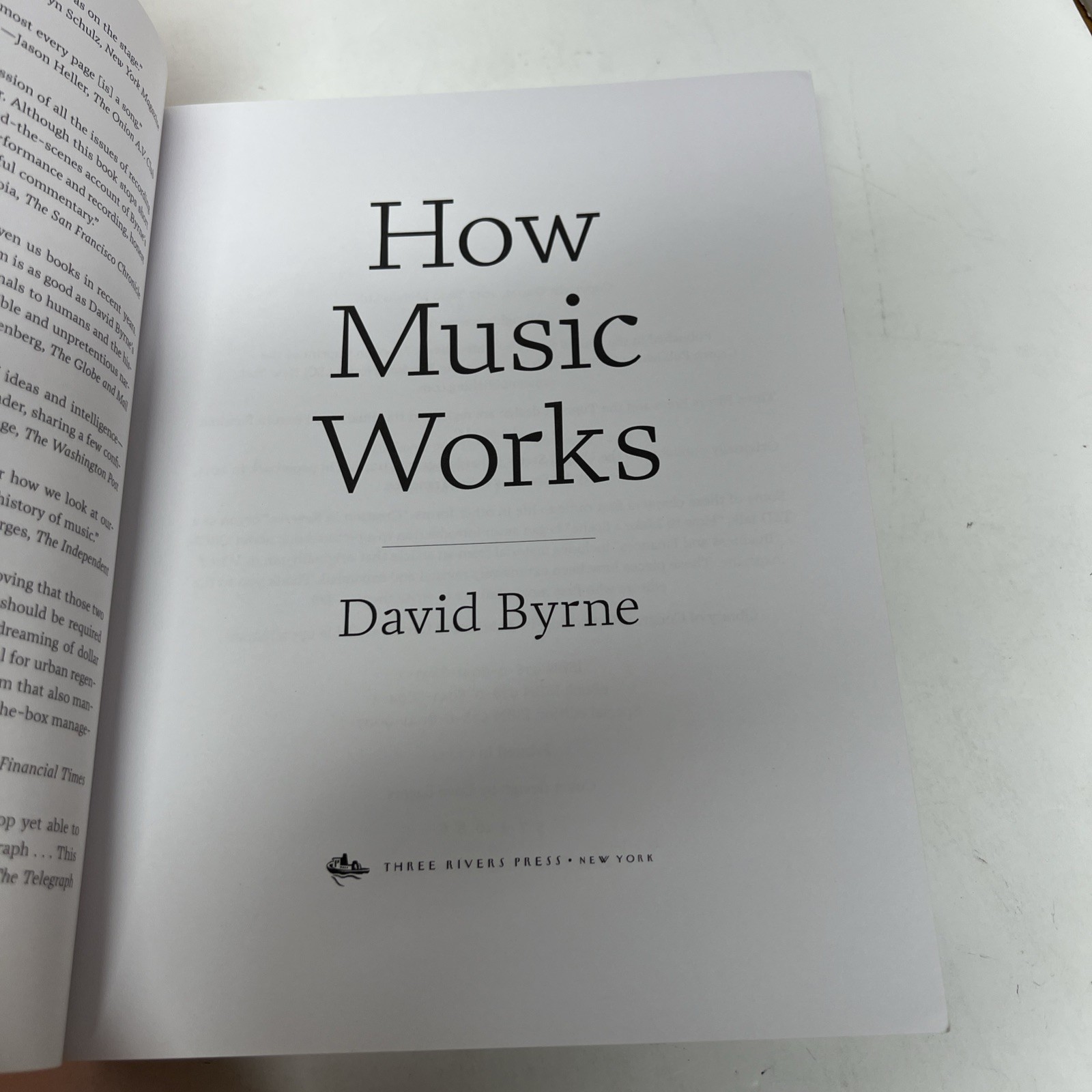 How Music Works by David Byrne (2017, Paperback) – Music History & Criticism