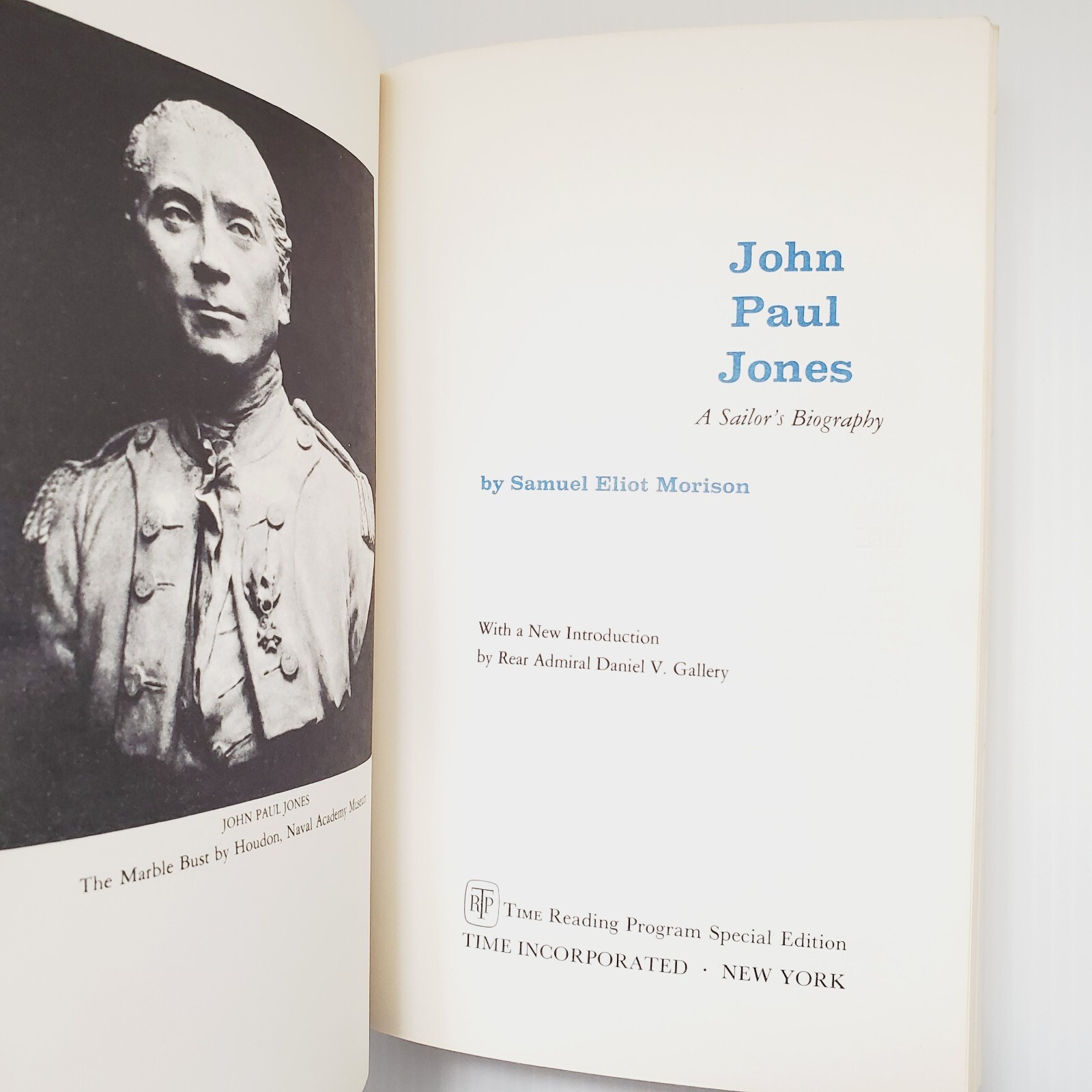 John Paul Jones by Samuel Eliot Morison Book Vintage Paperback