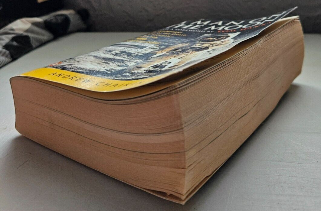 “A Man On The Moon” by Andrew Chaikin/Foreword by Tom Hanks Book/ 670 Pages