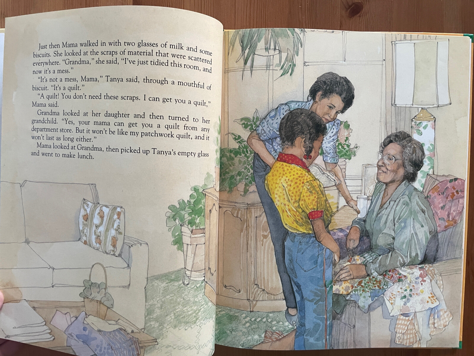 The Patchwork Quilt by Valerie Flournoy & Jerry Pinkney 1st Edition 1985 HB RARE