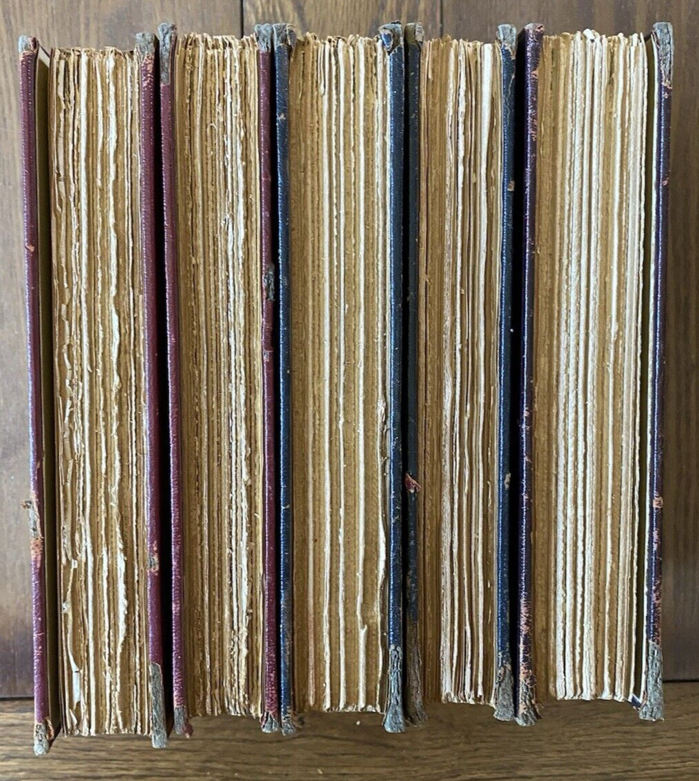 Literature of Italy Lot of 5 National Alumni 1906-1907 Translated into English