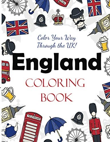 England Coloring Book: Color Your Way T… by Dylanna Press Paperback / softback