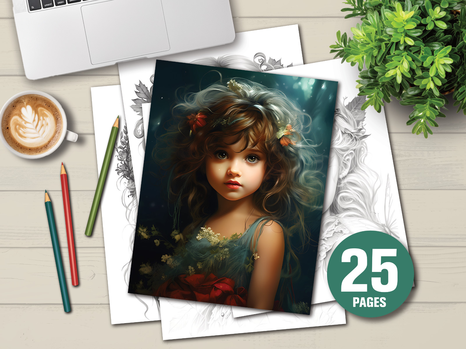 Adult Coloring Pages Bundle Fairy bundle 430 pages Printable Pages