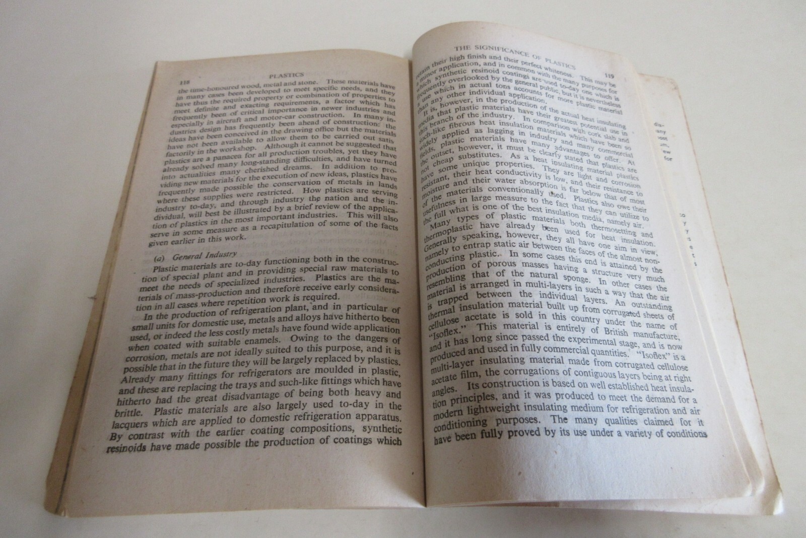 Plastics – by Yarsley and Couzens – Pelican Books – 159 Pages – Vintage – 1945