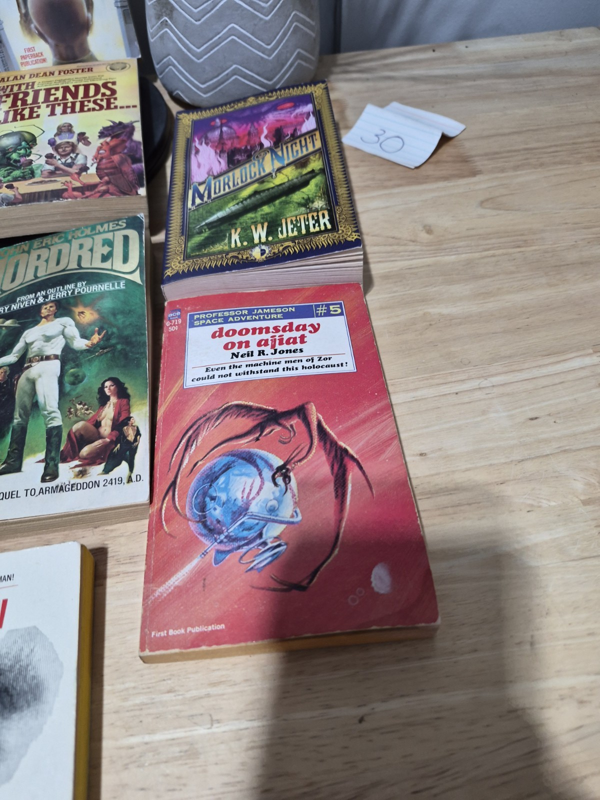 Lot Of 10 Sci Fi Paperback Books TITLES SEEN