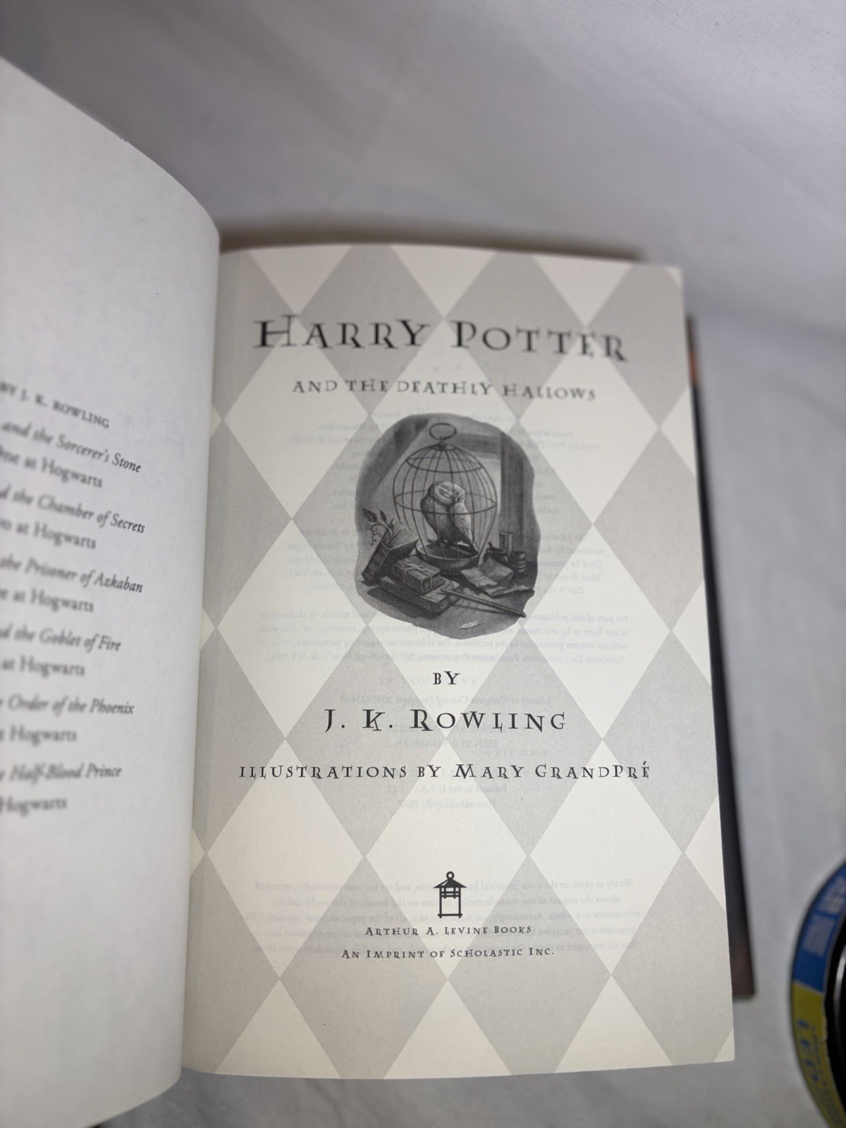 Harry Potter and the Deathly Hallows FIRST EDITION Binding Error Ends Page 759